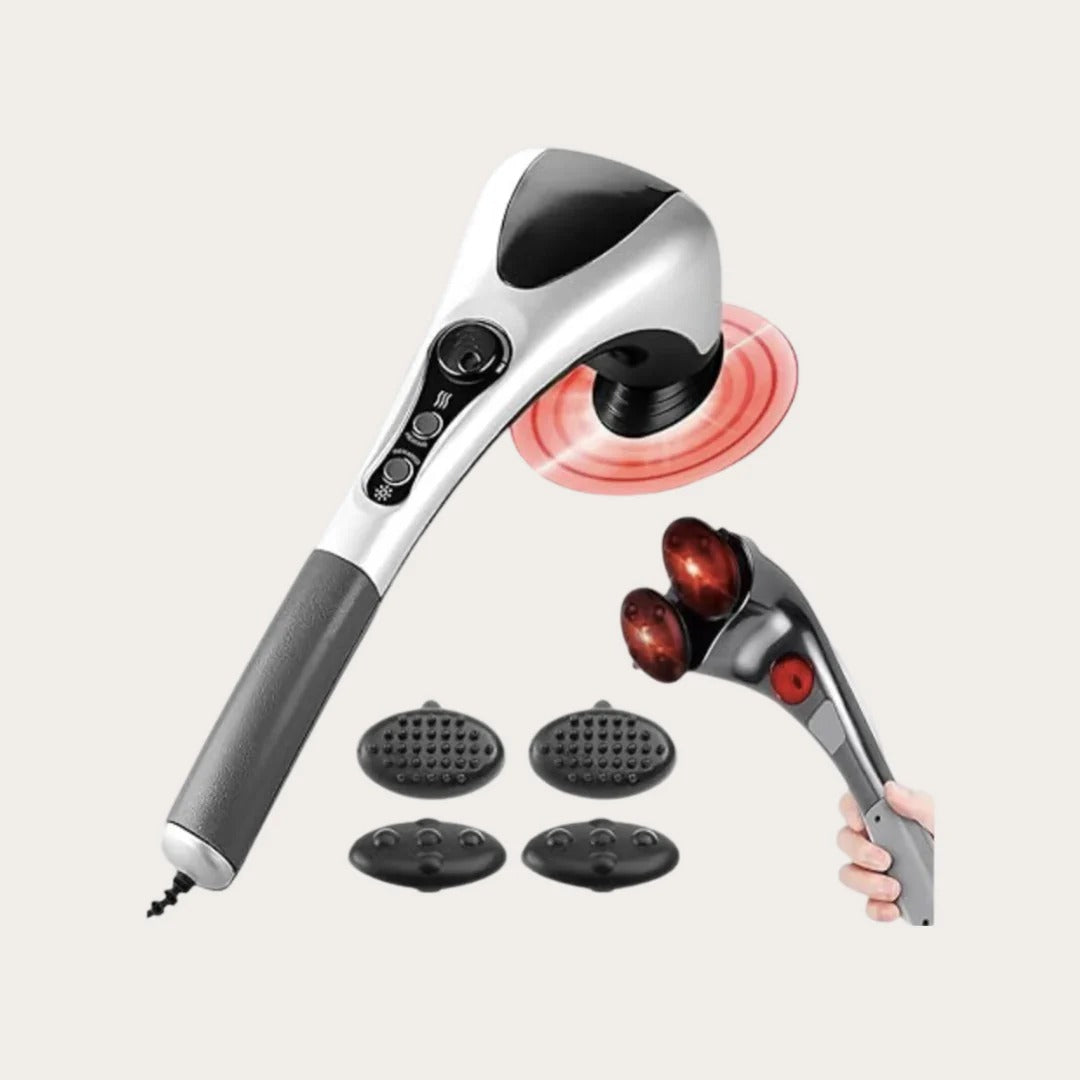 Blue Idea Double Head Electric Body Massager with Infrared Heat