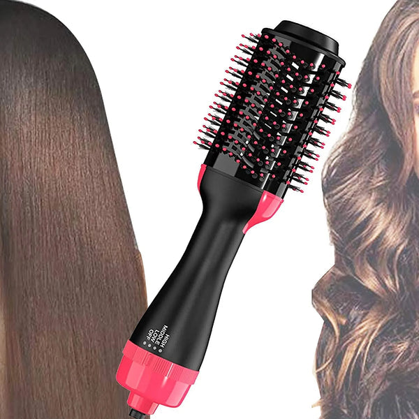 3-in-1 Hot Air Brush | One-Step Hair Dryer, Straightener & Curler for Fast Salon-Style Styling