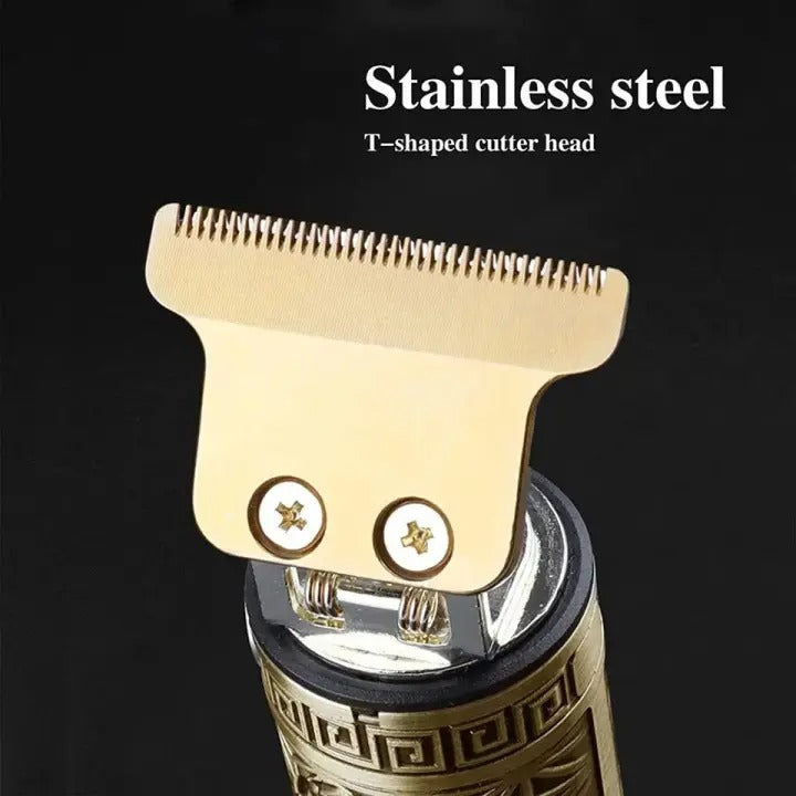Vintage T9 Dragon Metal Body Trimmer for Men | Hair & Beard Clipper
