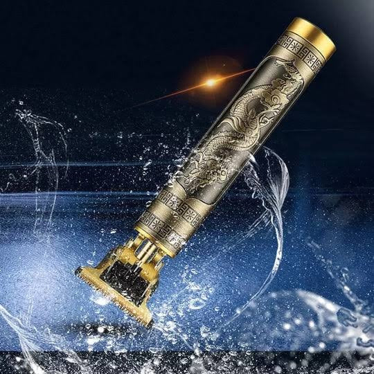 Vintage T9 Dragon Metal Body Trimmer for Men | Hair & Beard Clipper