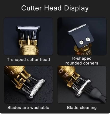 Vintage T9 Dragon Metal Body Trimmer for Men | Hair & Beard Clipper