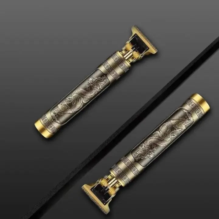Vintage T9 Dragon Metal Body Trimmer for Men | Hair & Beard Clipper